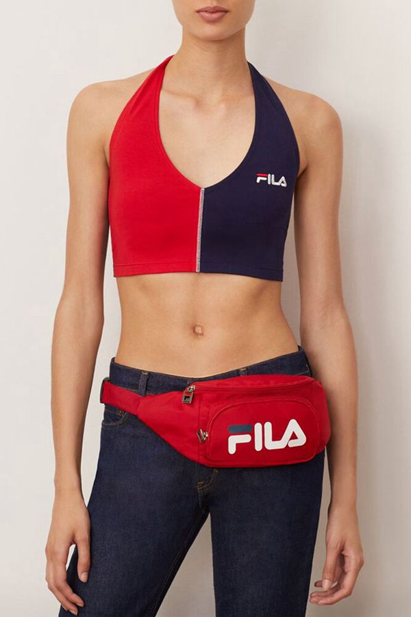 Camisetas Fila Mulher Vermelhas - Fila Cara Halter Portugal Lisboa,FAOL-50739